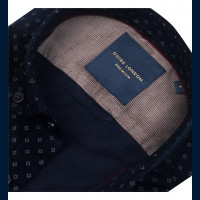 18005 28635 LS 75988 NAVY COLLAR CLOSE UP LS 75988 OF NAVY