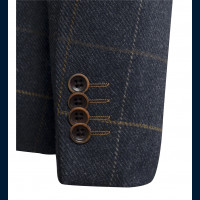 18125 28594 JK 3477 NAVY CUFF CLOSE UP JK 3477 OF NAVY