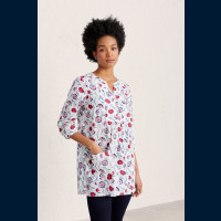 Aventurier Tunic Hedgerow Flowers Cassis 2