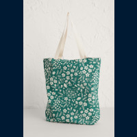 Foldaway Canvas Shopper Coast Path Floral Copse 1