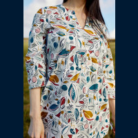 Op Art Tunic Artists Sketch Chalk 211