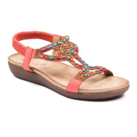 mariella orange beaded sandal p5028 297638 image